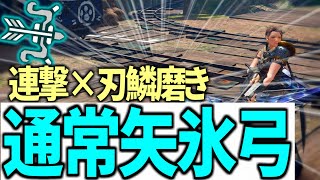 【サンブレイク】連撃と刃鱗磨きを採用した氷弓装備が強すぎる!!【ライズ/弓/ゆっくり実況】