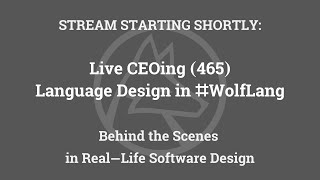 Live CEOing Ep 465: Language Design in Wolfram Language [Designing Interactive Graphics]