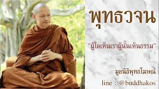 ธรรม พุทธวจน คำสอนจาก พระพุทธเจ้า ผู้ใดเห็นเราผู้นั้นเห็นธรรม