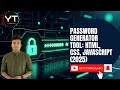 Password Generator Tool Using HTML, CSS & JavaScript | Full Project Tutorial (2025)