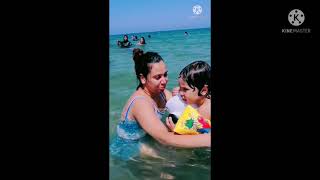 أحلا تبحيرة  في بنزرت مع العائلة💦😁🏊‍♂️🏄‍♀️