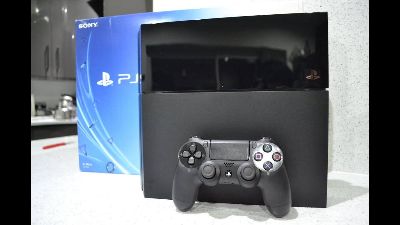 Sony Playstation 4 Unboxing PS4 Black 500GB - YouTube