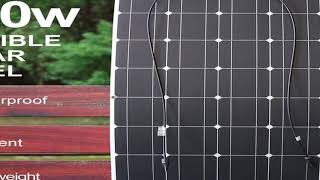 200W 12V 24V 48V Solar Panel Power Kit ip67 Flexible 100 w Paneis Solares Panneau Solaire 400w Mon