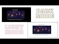 How to Create Light and Dark Mode || Light/Dark Theme Toggle with HTML, CSS & JavaScript