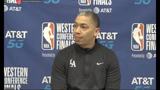 Ty Lue Postgame; Clippers beat the Suns in Game 5