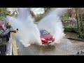 rufford ford part 70 with mini cooper tearing front bumper off ￼