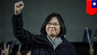 Taiwan Elections 2016: Tsai Ing-wen wins landslide victory, becomes 1st Taiwanese female president