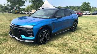 Blue Chevy Blazer SS EV- 1st production model look