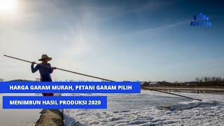 200 Ton Belum Terserap, Petani Garam Sampang Pilih Timbun Garam karena Harga Murah