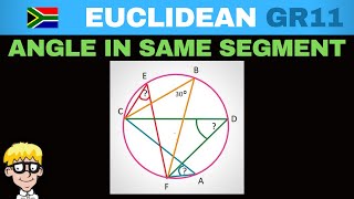 Circle Geometry Grade 11 : Angles in same segment Practice