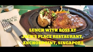 LUNCH WITH BOSS AT JACK'S PLACE RESTAURANT , ANCHORPOINT, SINGAPORE