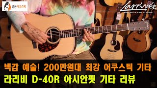 [라리비기타] 라리비 D-40R 기타 리뷰 (Larrivee D-40R Guitar)