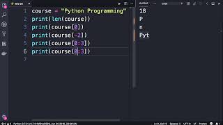 Python #16 - Strings [By Mosh Hamedani]