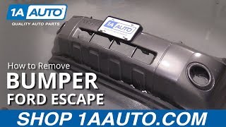 How to Remove Bumper 08-12 Ford Escape