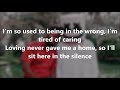 Marshmello ft. Khalid - Silence LYRICS