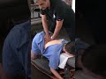 Super flexible patient get sacrum adjusted in the knee chest table#shortsvideo #shorts