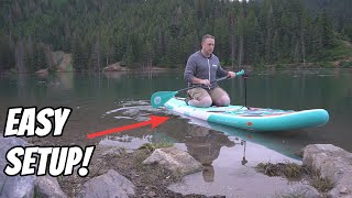 I love how easy this Inflatable Stand Up Paddle Board is to setup!