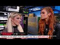 Becky Lynch gets advice from multiple Superstars Raw, Feb. 11, 2019