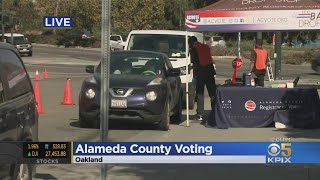 ELECTION DAY: Alameda County voters flock to polling places to cast ballots