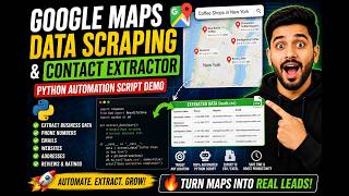 Google Maps Data Scraping & Contact Extractor | Python Automation Script Demo