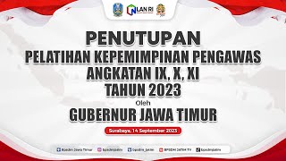 Penutupan Pelatihan Kepemimpinan Pengawas (PKP) Angkatan IX, X dan XI Tahun 2023