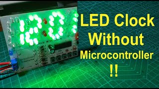 How to Make LED Digital Clock Without Microcontroller