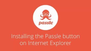 Installing the Passle button (Internet Explorer)