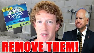 Mark Zuckerberg REMOVES TAMPONS from Mens Restrooms at Meta offices!