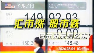 汇市涨、股市跌，日元未来怎么走？「央视财经评论」 20240801 | 财经风云