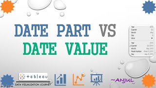 Date Part vs Date Value - Learn Tableau Core Concepts