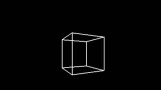 Working 3D Rotating Cube using python (pygame)