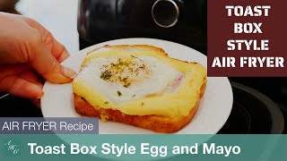 How to Make Toast Box Style (Egg, Ham and Mayo Toasted Bread) Recipe using Air Fryer