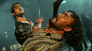 Rudran Malayalam Movie Scenes | Prabhas & Mohan Babu Ultimate Fight - Best Action Scene