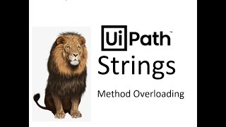 UiPath String Method Overloading | Mr Sudheer Nimmagadda | String Methods | UiPath Strings