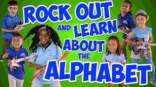 Rock Out And Learn About The Alphabet | Alphabet Song for Kids | Phonics & ABC Song | Jack Hartmann