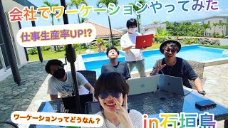 【生産性が急上昇!?】会社5人でワーケーションしてみた！in石垣島