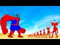 Evolution Of SPIDERMAN Vs Evolution Of MONSTER RADIATION : Monsters Ranked From Weakest To Strongest