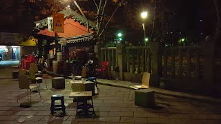 서울 종로구 종로3가 탑골공원 심야시간 풍경 Nightview of Tapgol Park on Jongno 3ga, Seoul, Korea