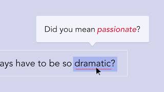 #BiasCorrect Plug-In: Dramatic or Passionate