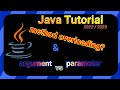 MethodOverloading, Parameters & Arguments - Java TUTORIAL 2022/2023 for BEGINNERS