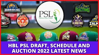 Pakistan Super League News | HBL PSL Draft 2022