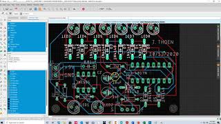 Double Sided PCB Routing in Eagle