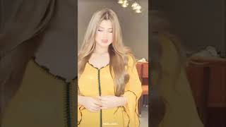 اطلالات حصرية للموديل المغربية الجميلة ندى بتصاميم رائعة الجمال المغربي في صور غزالة بزاااف 💕