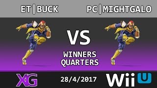 XGBW10 WQ: ET|Buck (Captain Falcon) vs PC|Mightgalo (Captain Falcon)