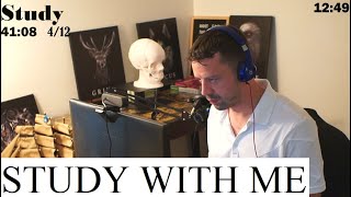 12 Hour Study with Me LIVE  l US Medical Student l Top 20 school