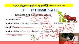 மலிவான பங்குகளை கண்டுபிடிப்பது எப்படி? | What is Intrinsic value? | Intrinsic formula | Free Class 8