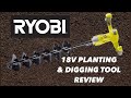 Ryobi +one Brushless Digger and Planter tool review