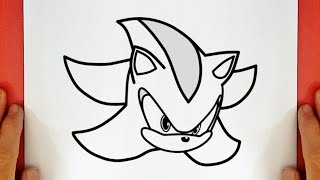 How to Draw Shadow The Hedgehog | Sonic The Hedgehog Movie 2021