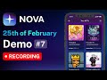 Nova Wallet Demo #7 - NFT, DApp catalog, Ethereum-based DApps, new Kusama chains (25-02-2022)