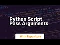python script pass arguments